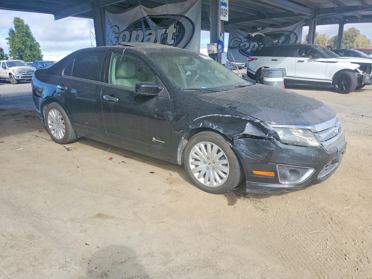 2010 Ford Fusion Hybrid Black vin: 3FADP0L37AR207396