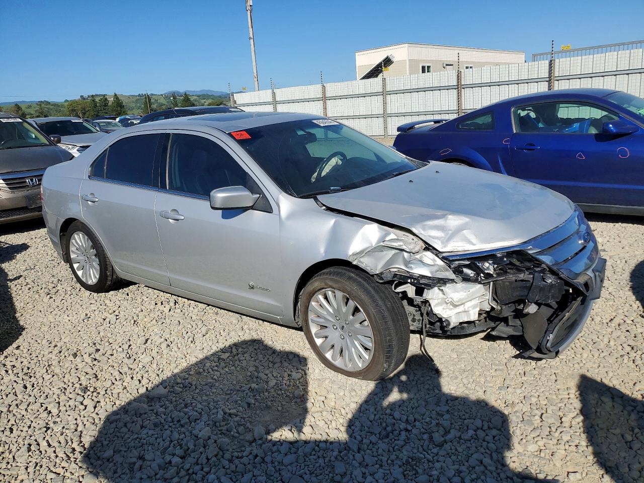 2010 Ford Fusion Hybrid Silver vin: 3FADP0L37AR296113