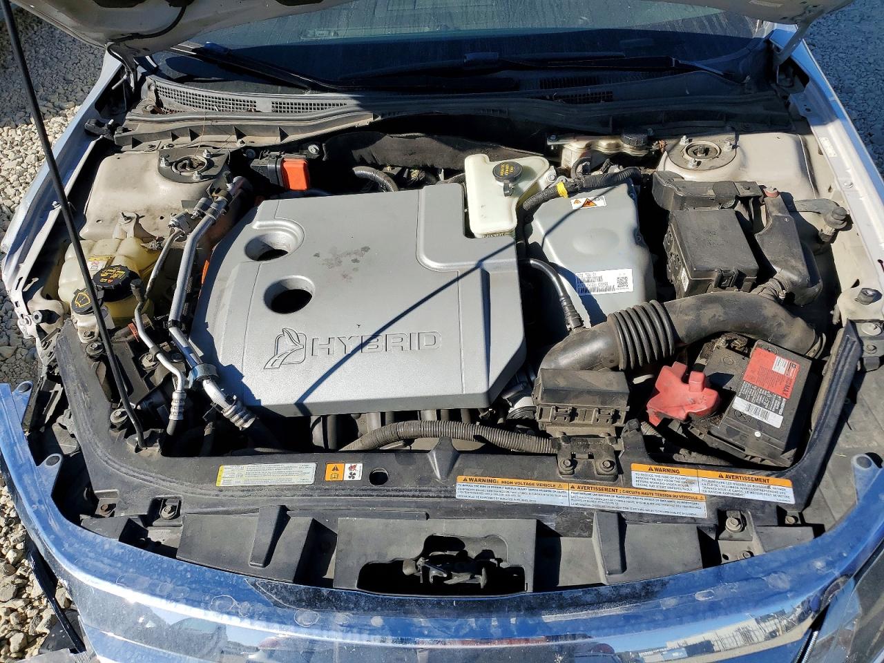 2010 Ford Fusion Hybrid Silver vin: 3FADP0L37AR296113