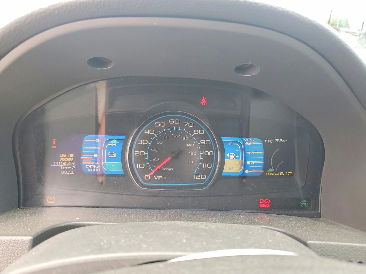 2010 Ford Fusion Hybrid Blue vin: 3FADP0L37AR403581