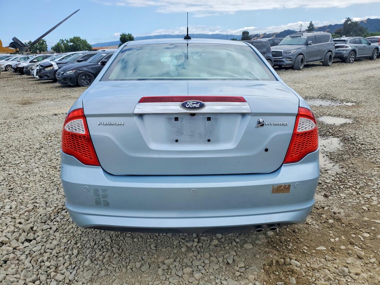 2010 Ford Fusion Hybrid Blue vin: 3FADP0L37AR403581