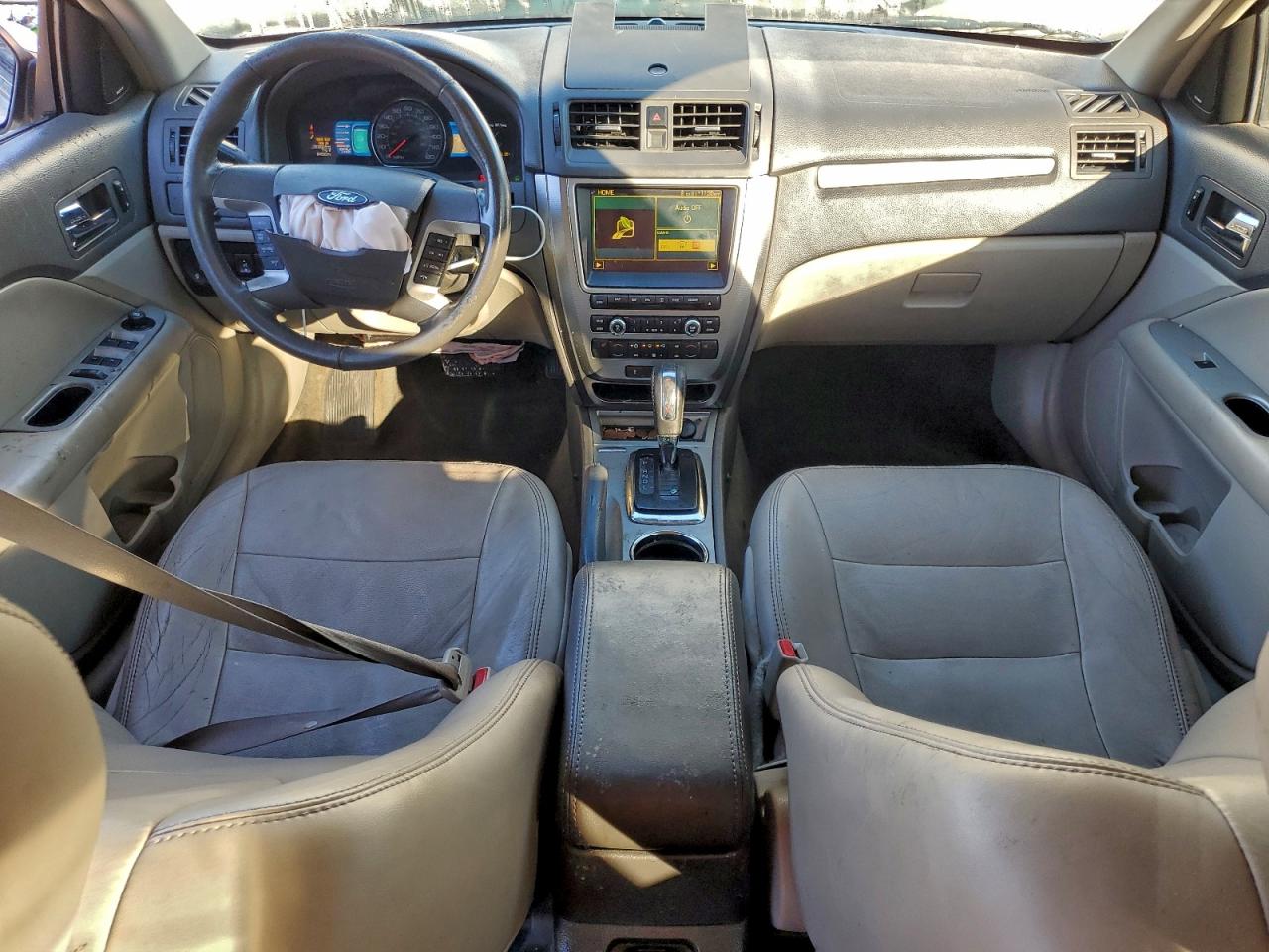 2010 Ford Fusion Hybrid White vin: 3FADP0L37AR428626