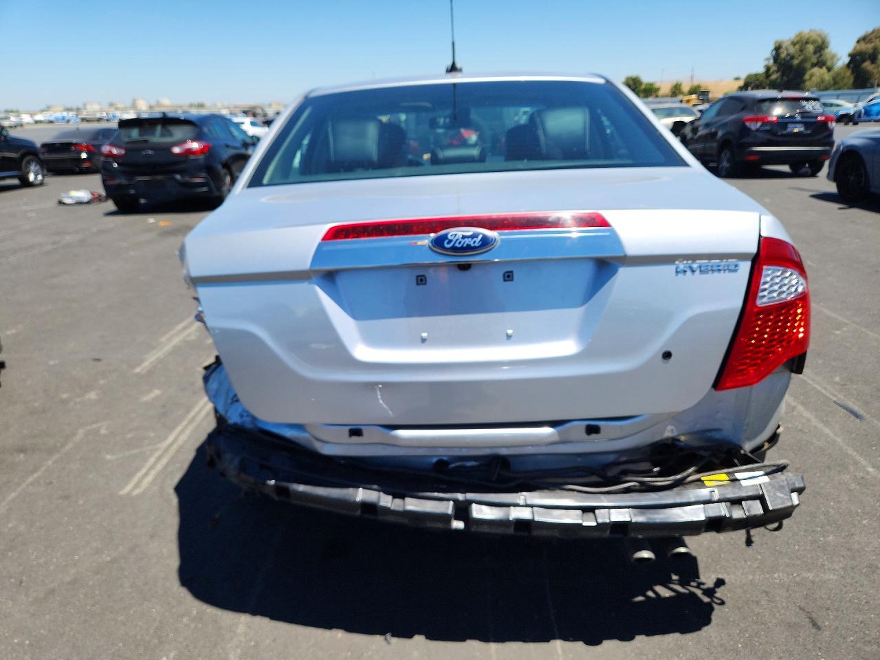 2011 Ford Fusion Hybrid Silver vin: 3FADP0L37BR173459