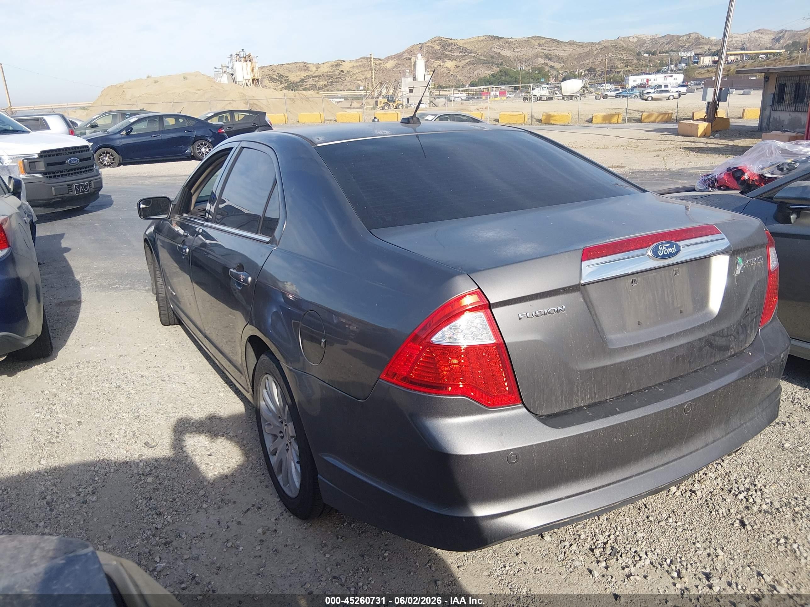 2011 Ford Fusion Hybrid   Gray vin: 3FADP0L37BR303126