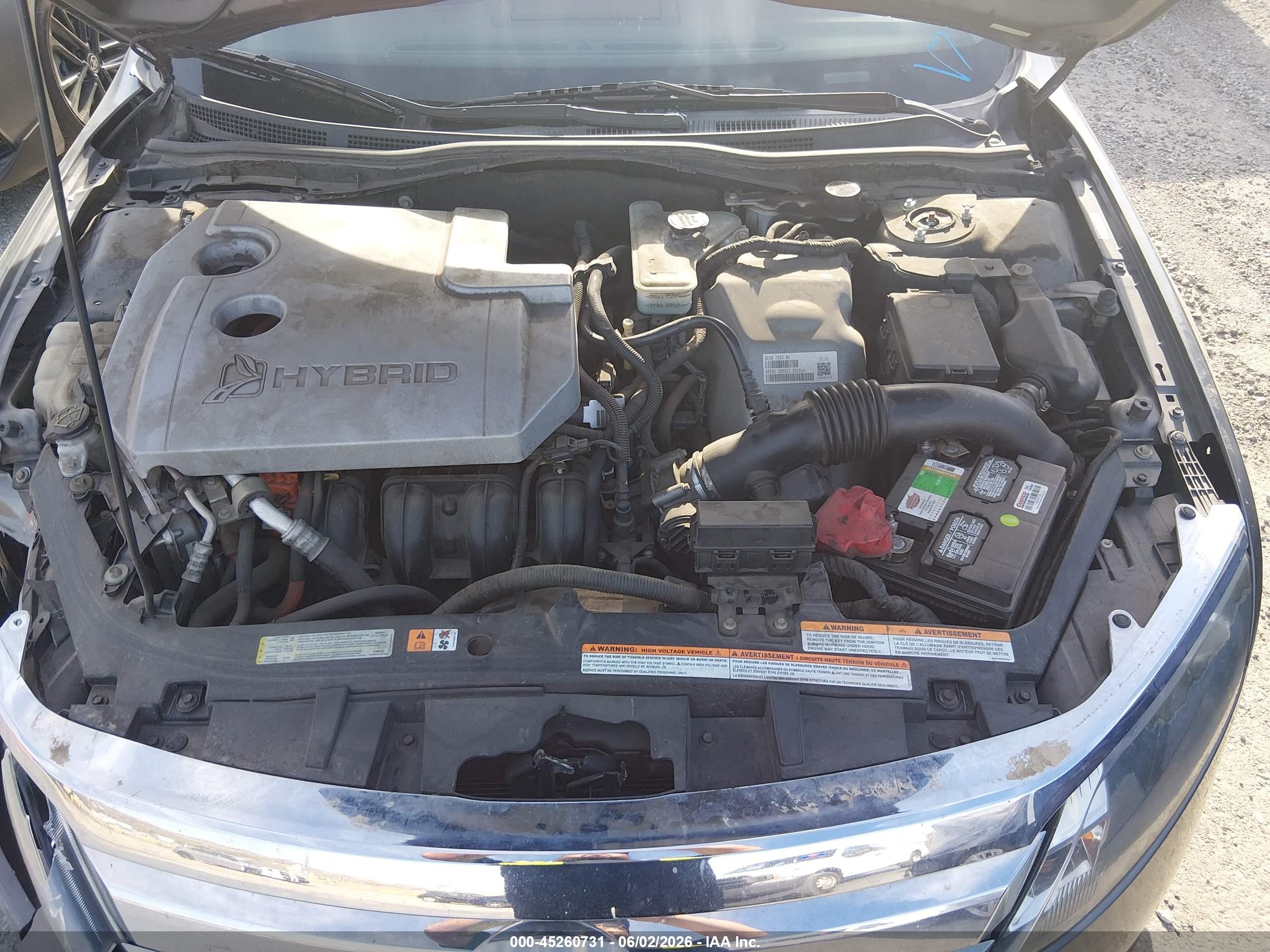 2011 Ford Fusion Hybrid   Gray vin: 3FADP0L37BR303126