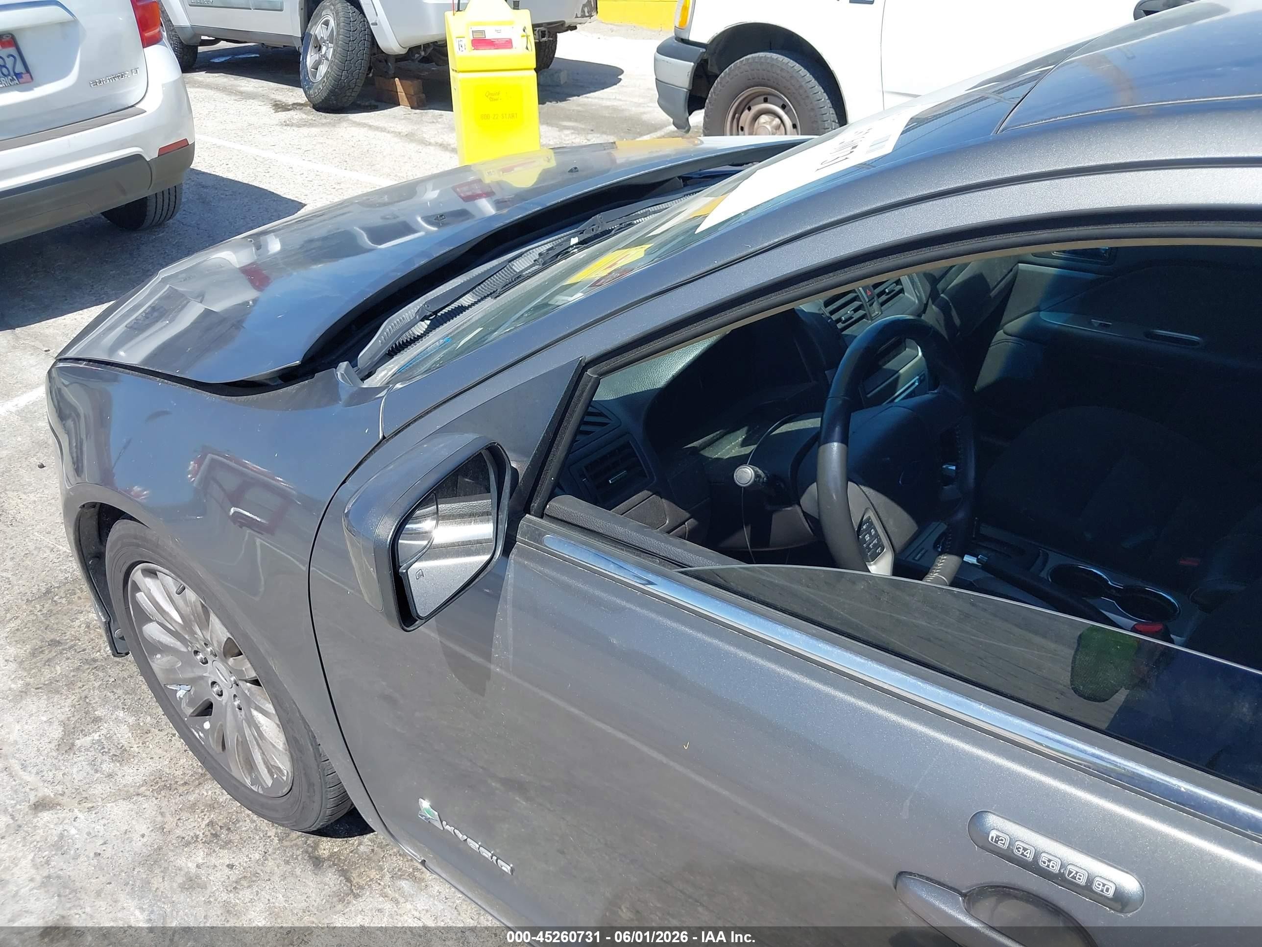 2011 Ford Fusion Hybrid   Gray vin: 3FADP0L37BR303126
