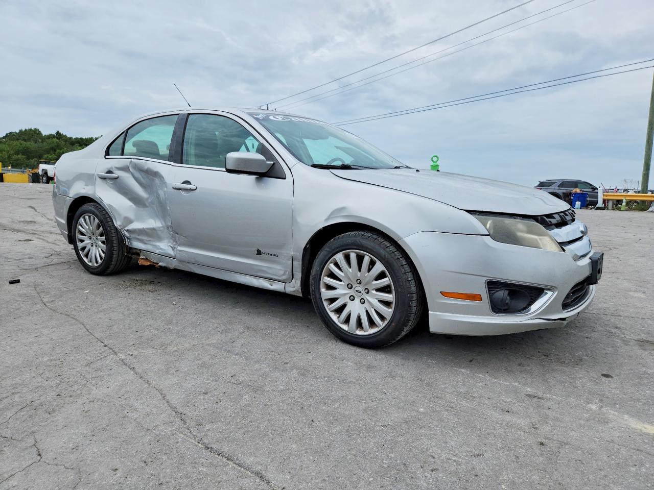 2010 Ford Fusion Hybrid Silver vin: 3FADP0L38AR137794