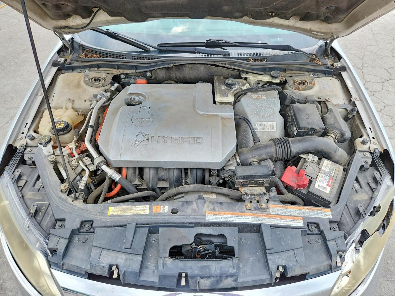 2010 Ford Fusion Hybrid Silver vin: 3FADP0L38AR137794
