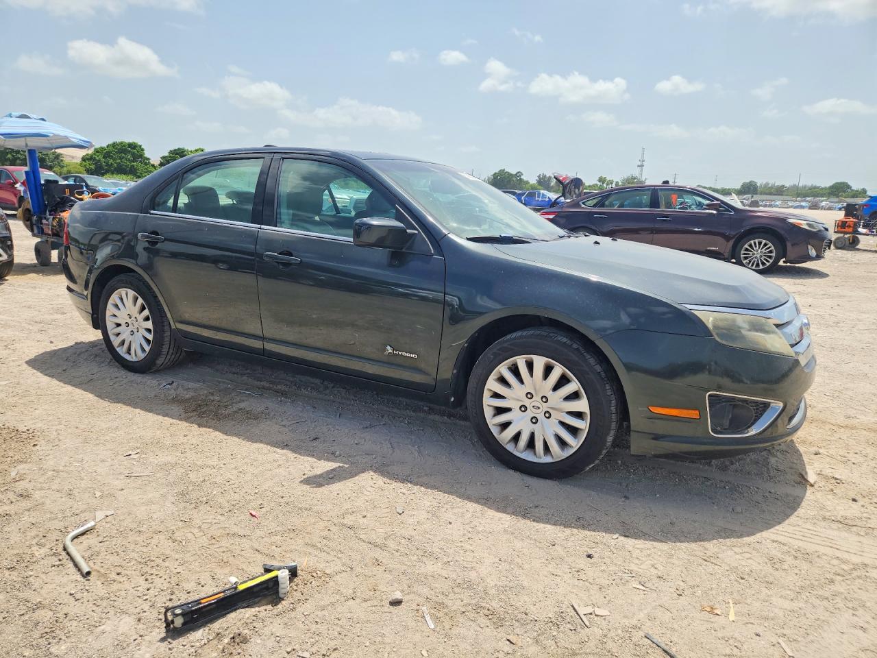 2010 Ford Fusion Hybrid Gray vin: 3FADP0L38AR164140