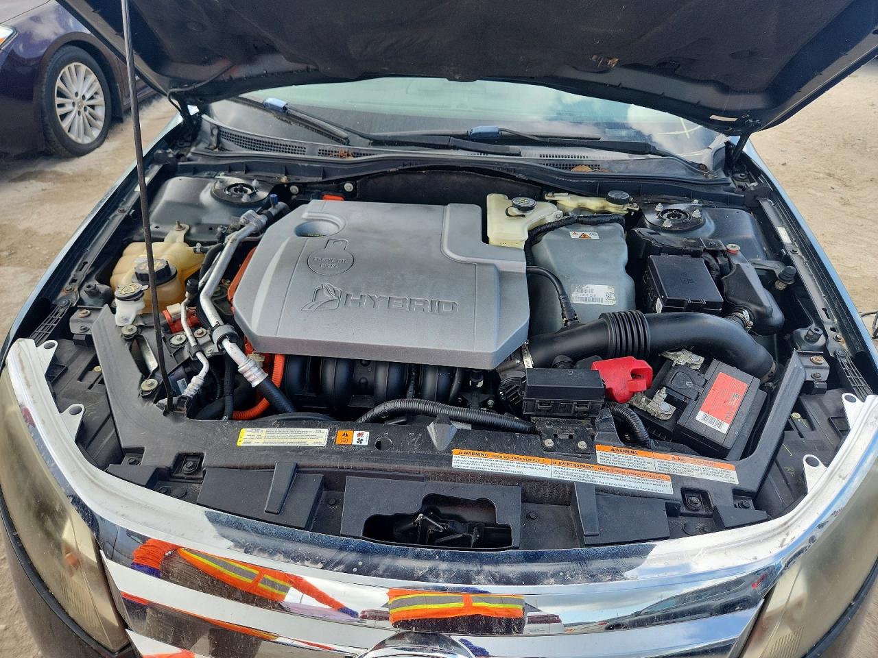 2010 Ford Fusion Hybrid Gray vin: 3FADP0L38AR164140