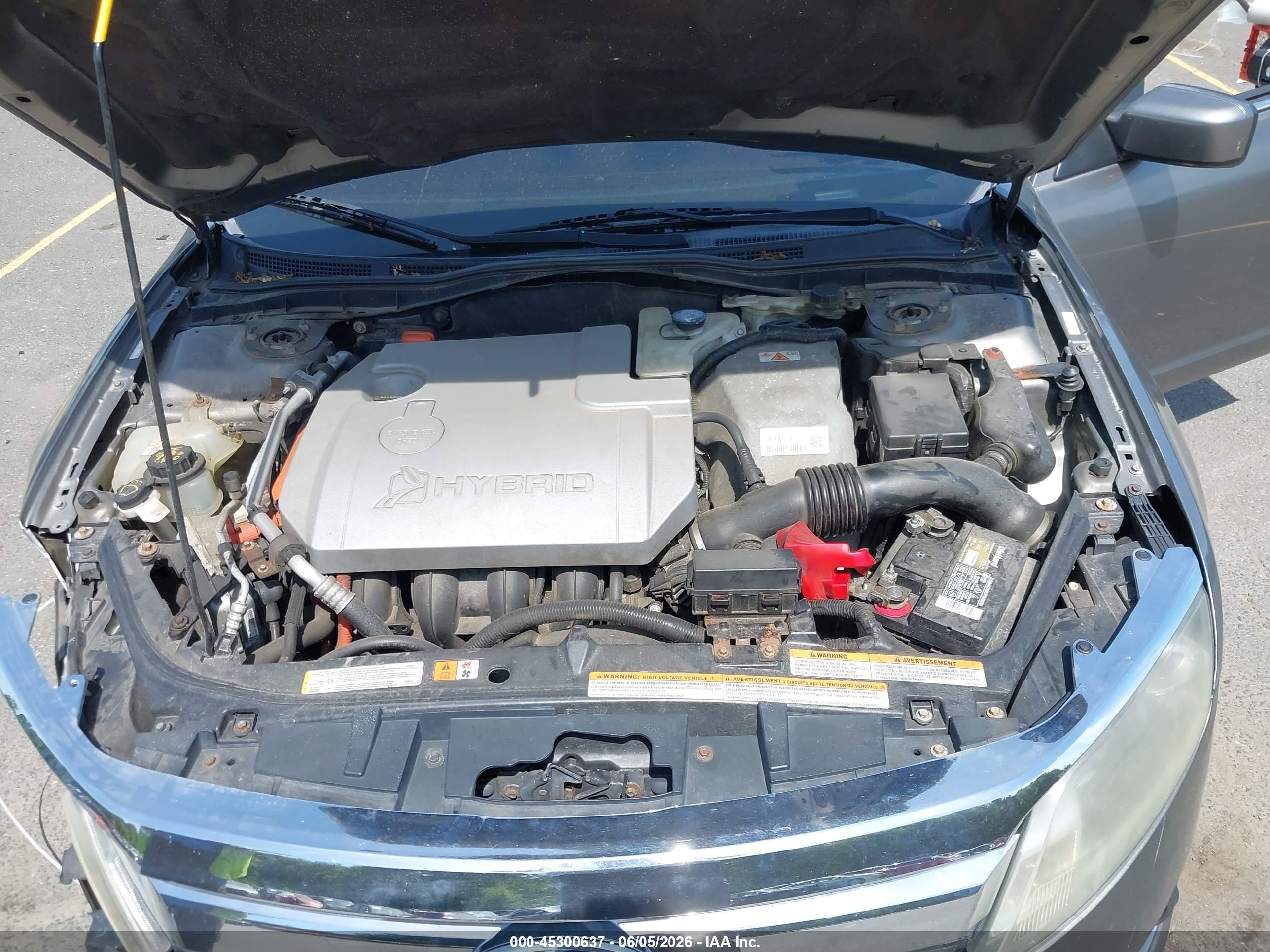 2010 Ford Fusion Hybrid Gray vin: 3FADP0L38AR181472