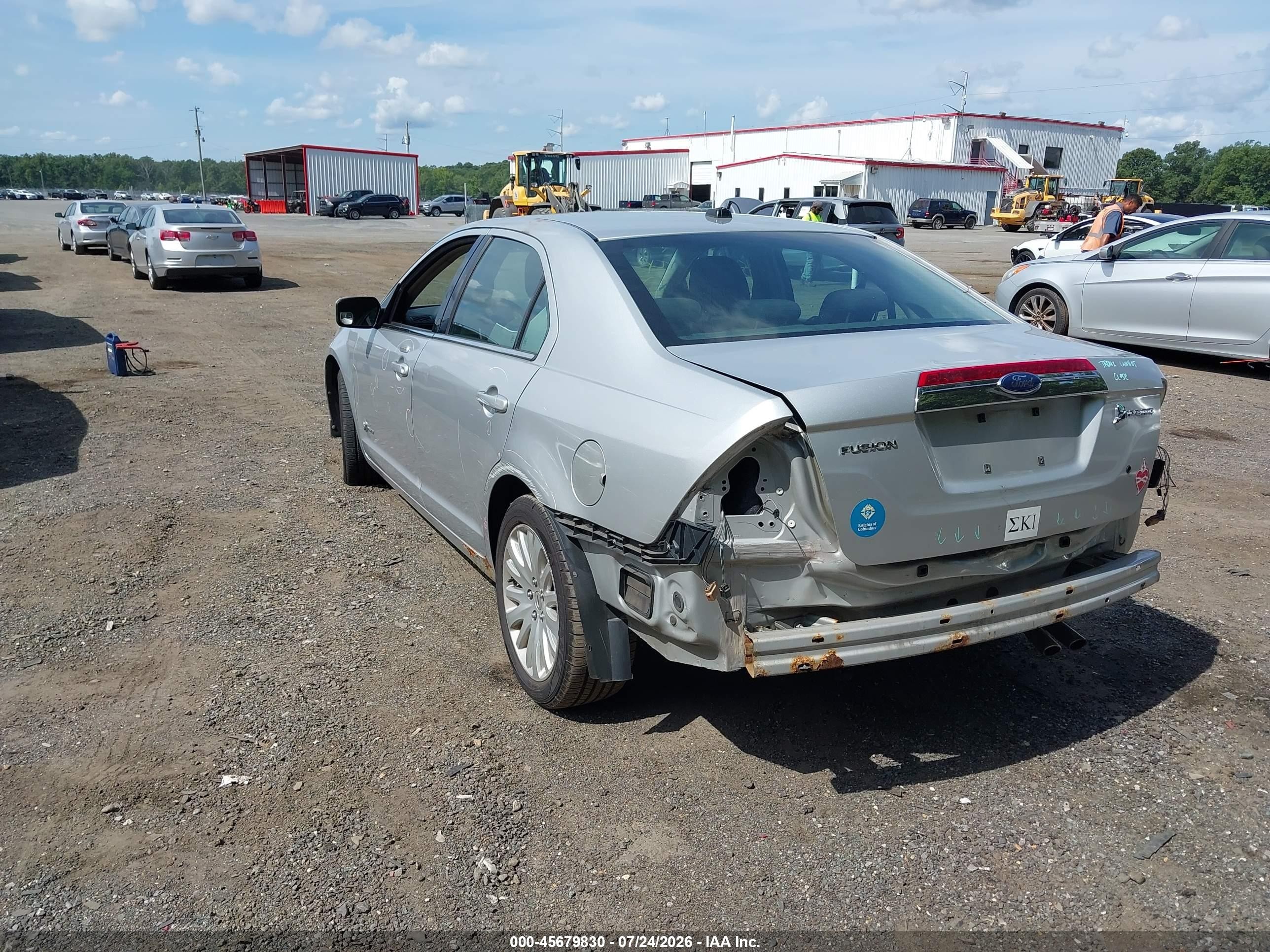2010 Ford Fusion Hybrid   Серебряный vin: 3FADP0L38AR194691