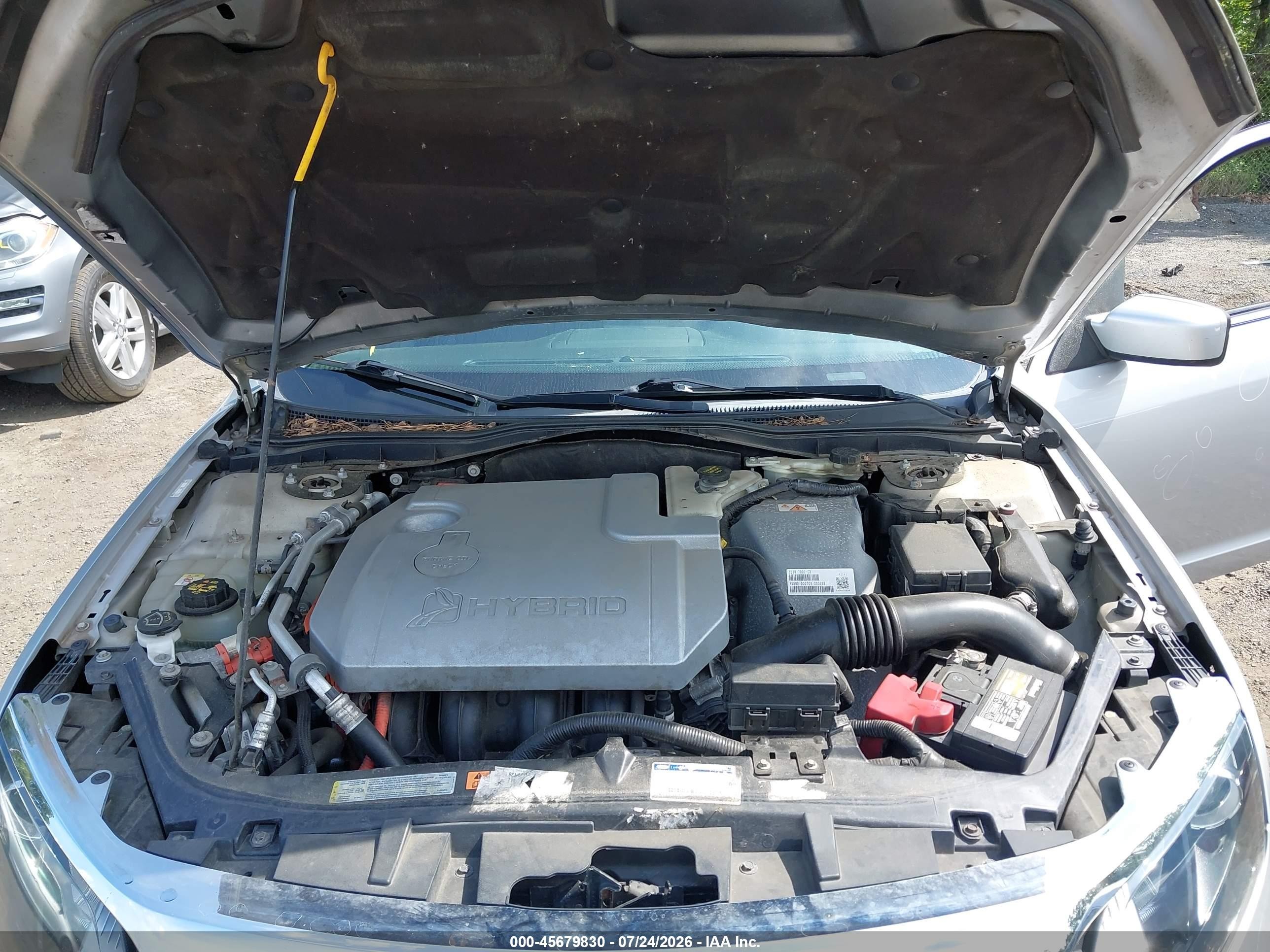 2010 Ford Fusion Hybrid   Серебряный vin: 3FADP0L38AR194691