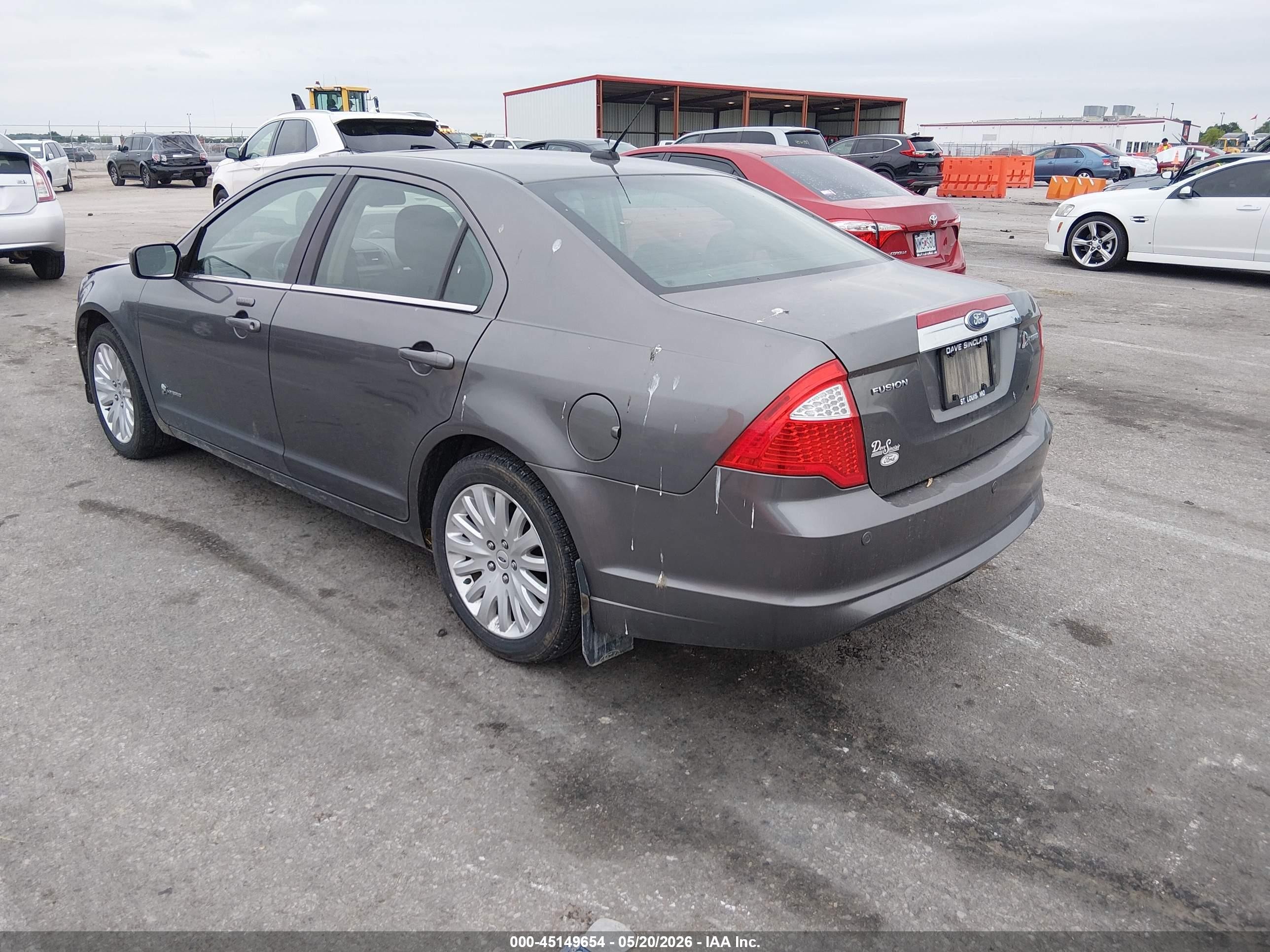 2010 Ford Fusion Hybrid   Gray vin: 3FADP0L38AR209657