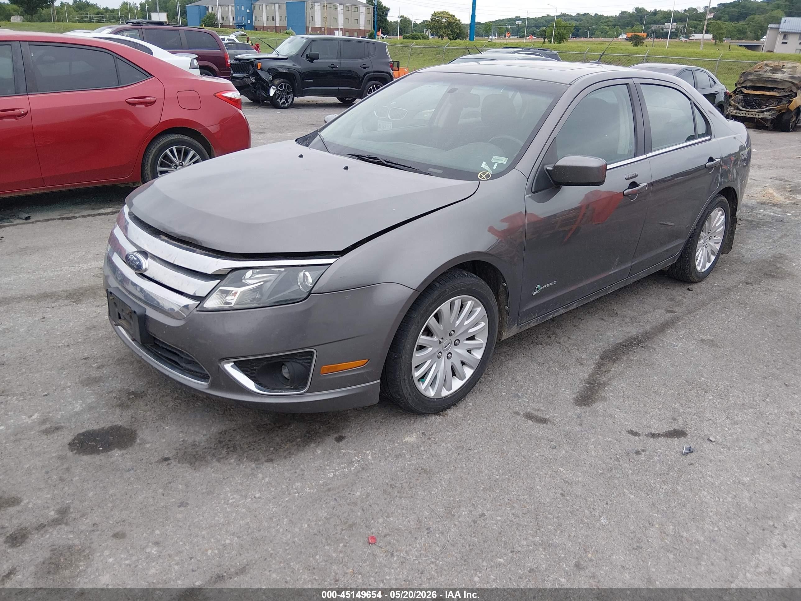 2010 Ford Fusion Hybrid   Gray vin: 3FADP0L38AR209657