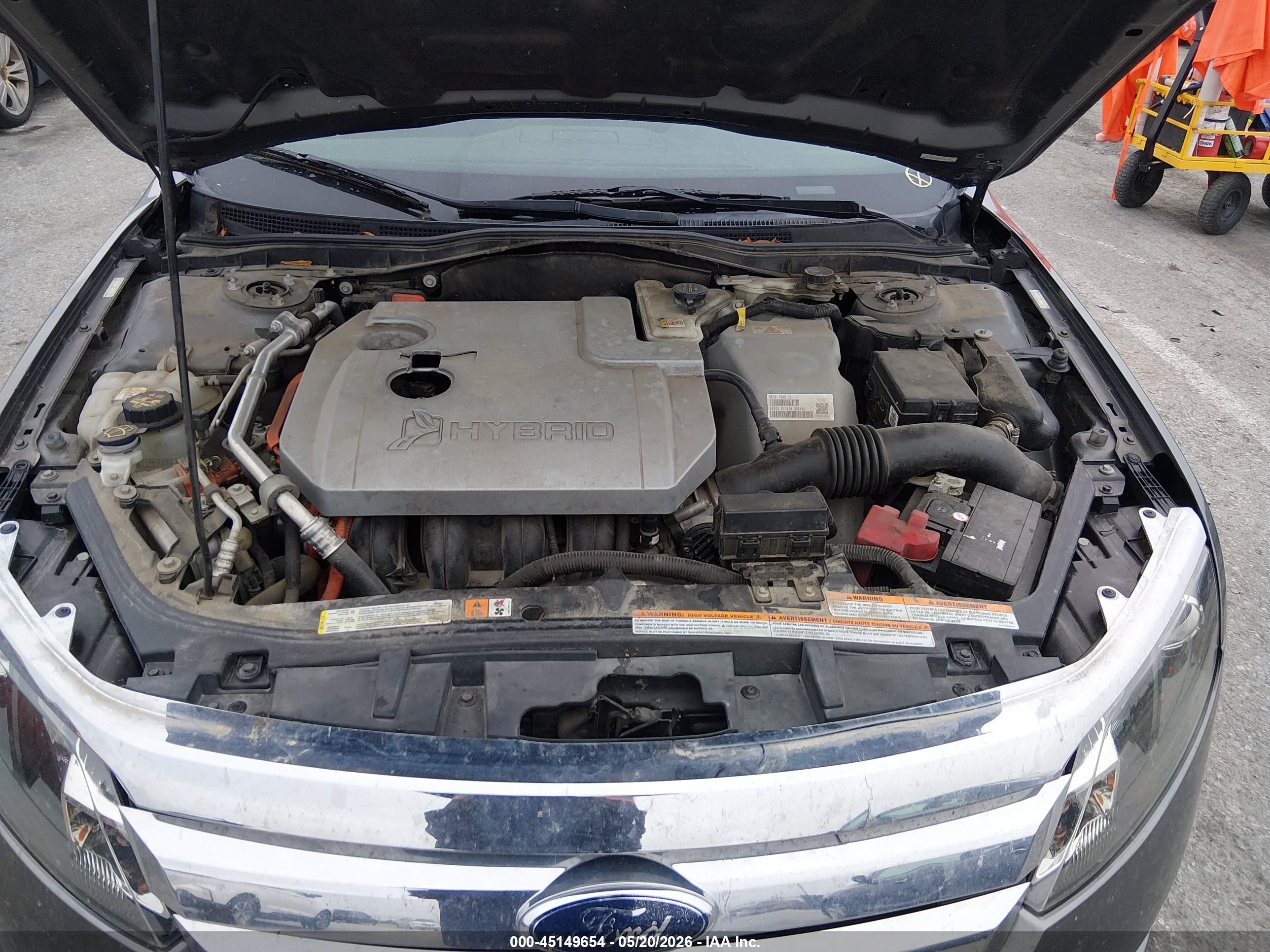 2010 Ford Fusion Hybrid   Gray vin: 3FADP0L38AR209657
