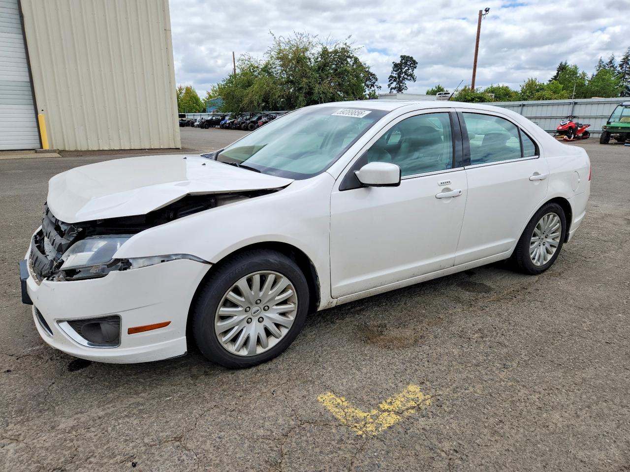 2010 Ford Fusion Hybrid White vin: 3FADP0L38AR234803