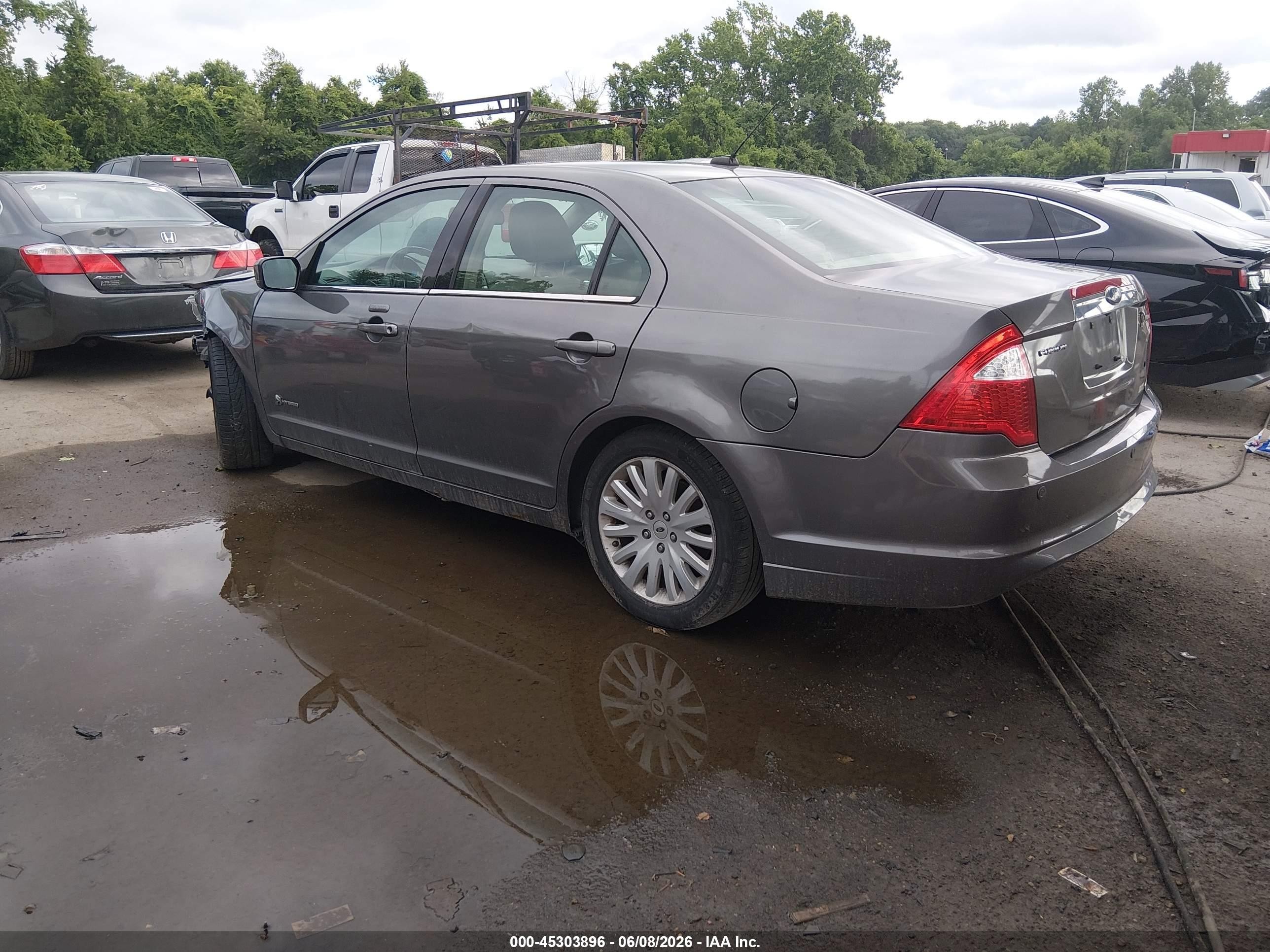 2010 Ford Fusion Hybrid   Gray vin: 3FADP0L38AR317096