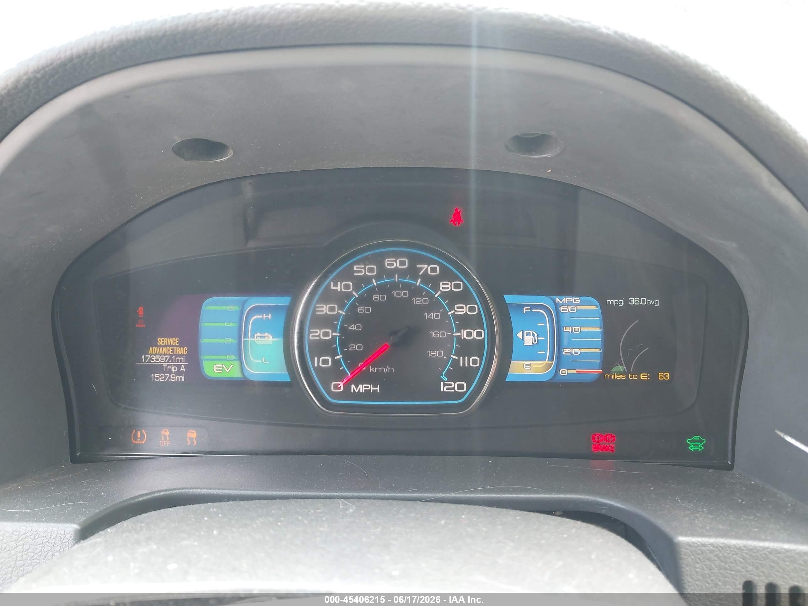 2010 Ford Fusion Hybrid   Синий vin: 3FADP0L38AR327465