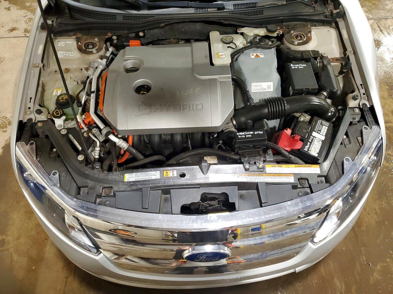 2010 Ford Fusion Hybrid Серебряный vin: 3FADP0L38AR327773