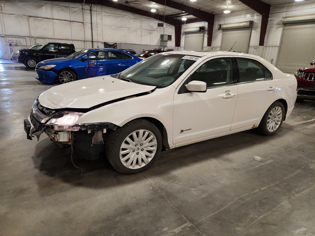 2010 Ford Fusion Hybrid Белый vin: 3FADP0L38AR354858