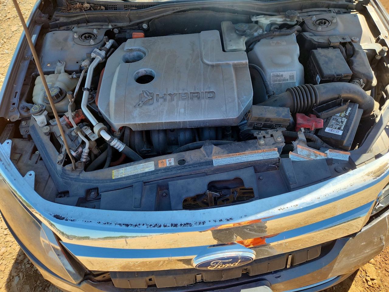 2011 Ford Fusion Hybrid Gray vin: 3FADP0L38BR116669