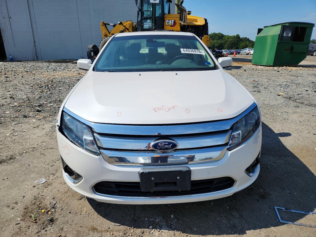 2011 Ford Fusion Hybrid White vin: 3FADP0L38BR171381