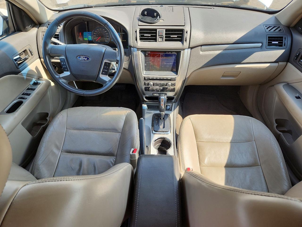 2011 Ford Fusion Hybrid White vin: 3FADP0L38BR171381