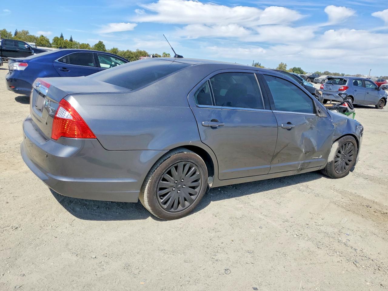 2012 Ford Fusion Hybrid Charcoal vin: 3FADP0L38CR187260