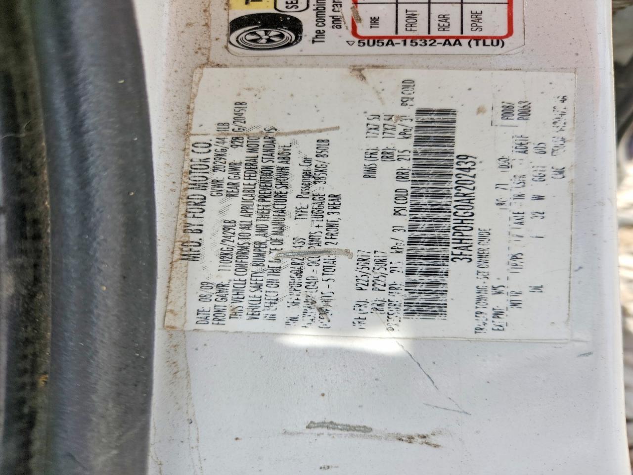 2012 Ford Fusion Hybrid White vin: 3FADP0L38CR205692