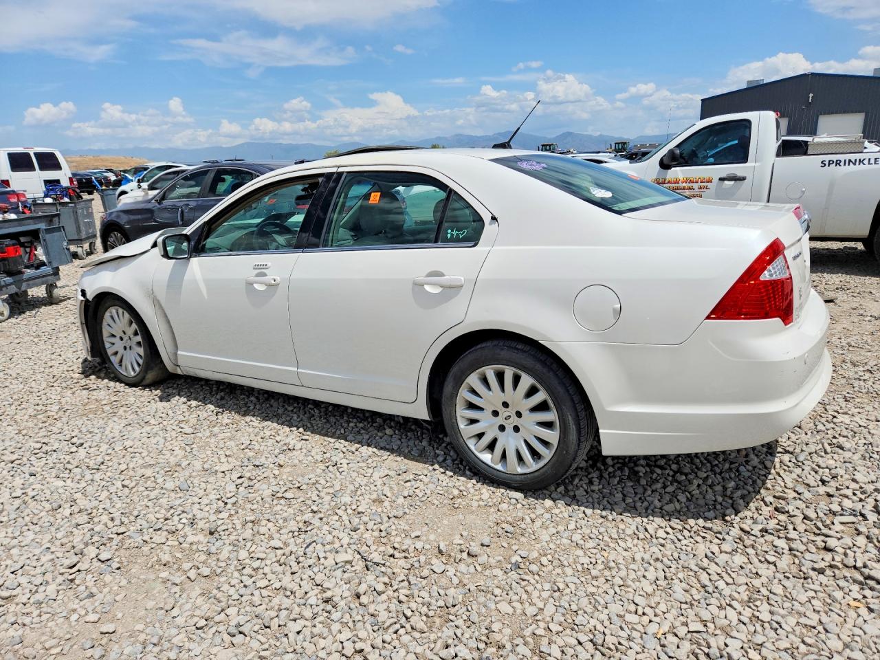 2012 Ford Fusion Hybrid White vin: 3FADP0L38CR205692