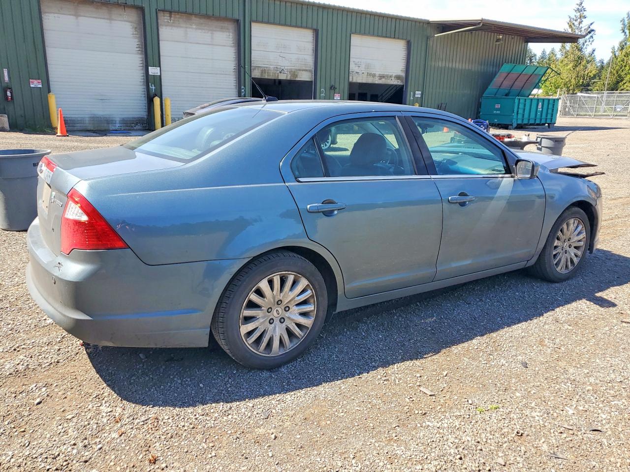 2012 Ford Fusion Hybrid Gray vin: 3FADP0L38CR231984