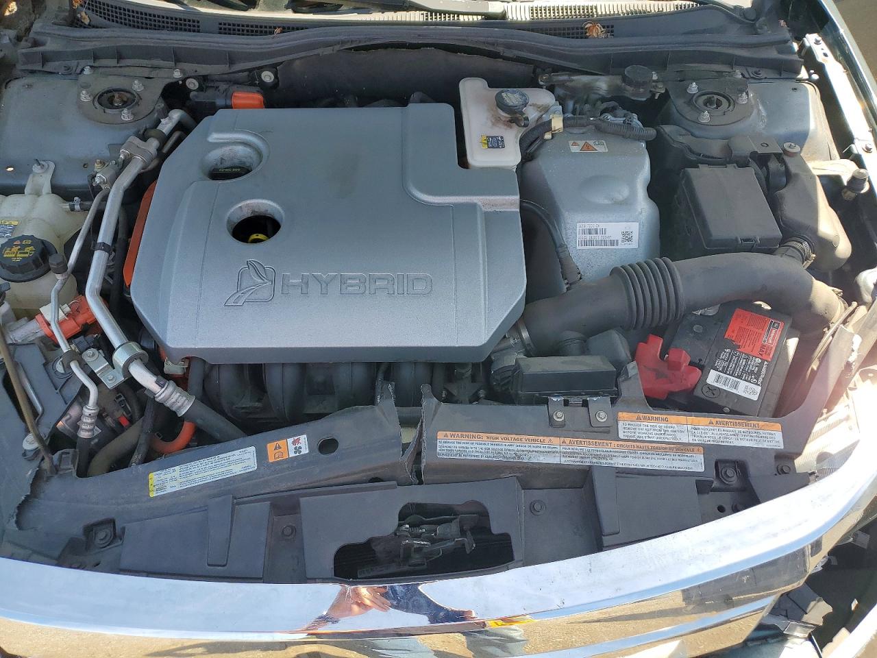 2012 Ford Fusion Hybrid Gray vin: 3FADP0L38CR231984