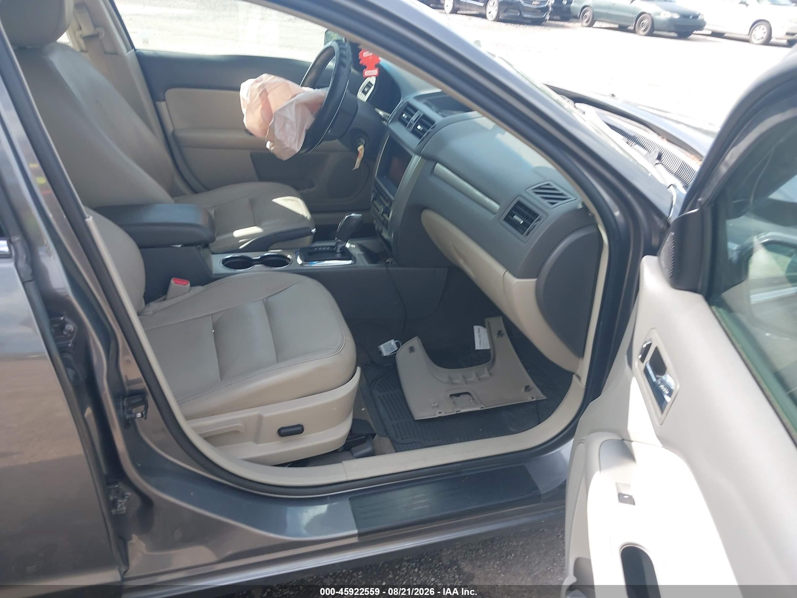 2010 Ford Fusion Hybrid Gray vin: 3FADP0L39AR179262