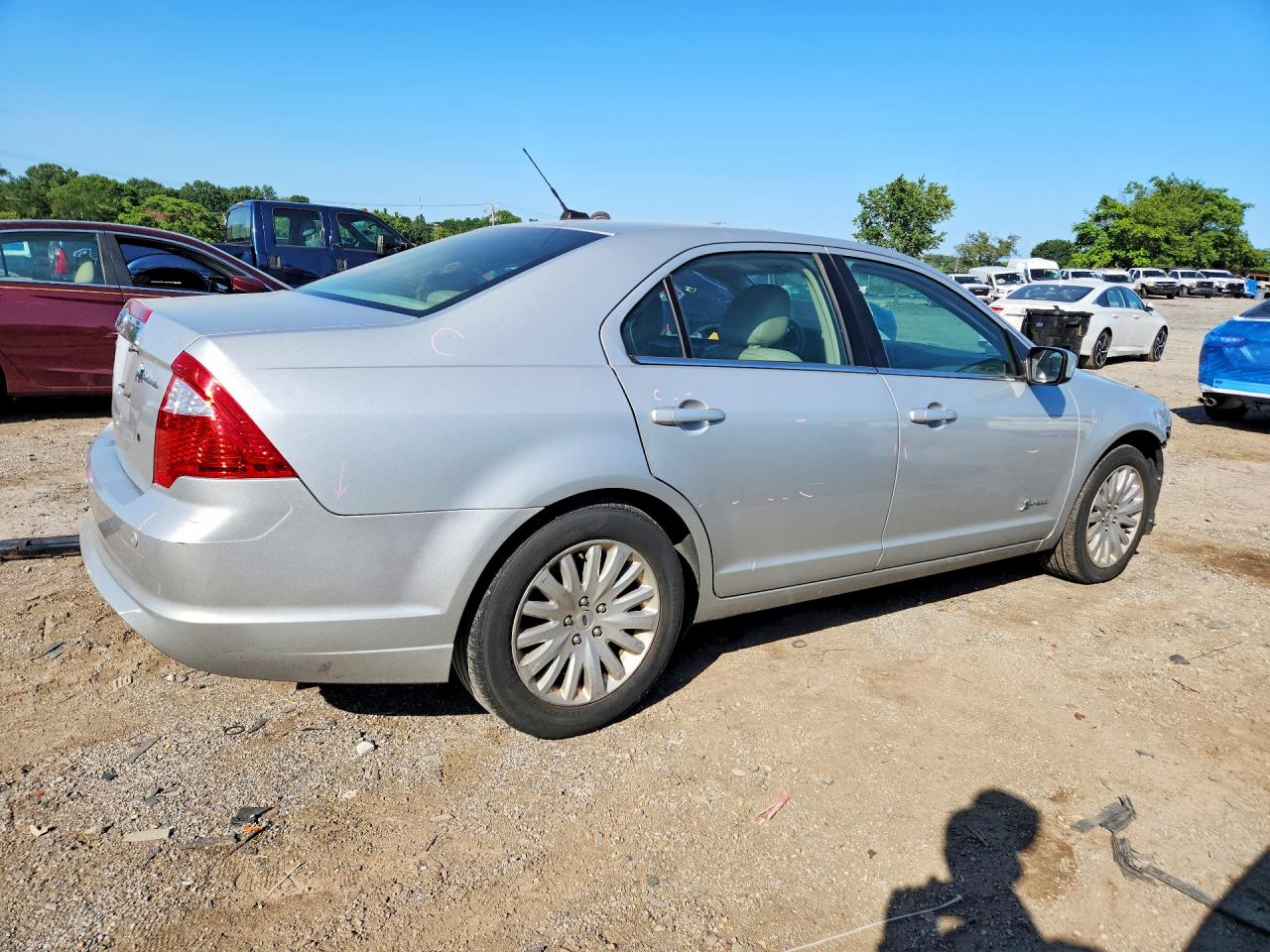 2010 Ford Fusion Hybrid Silver vin: 3FADP0L39AR316183