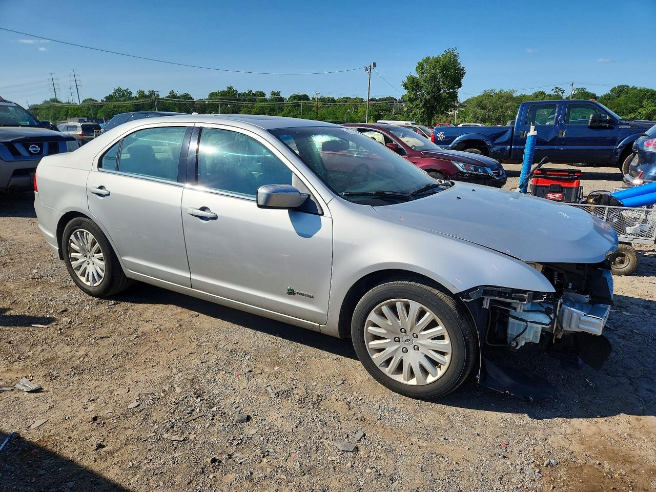 2010 Ford Fusion Hybrid Silver vin: 3FADP0L39AR316183