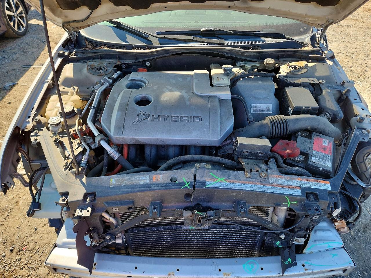 2010 Ford Fusion Hybrid Silver vin: 3FADP0L39AR316183