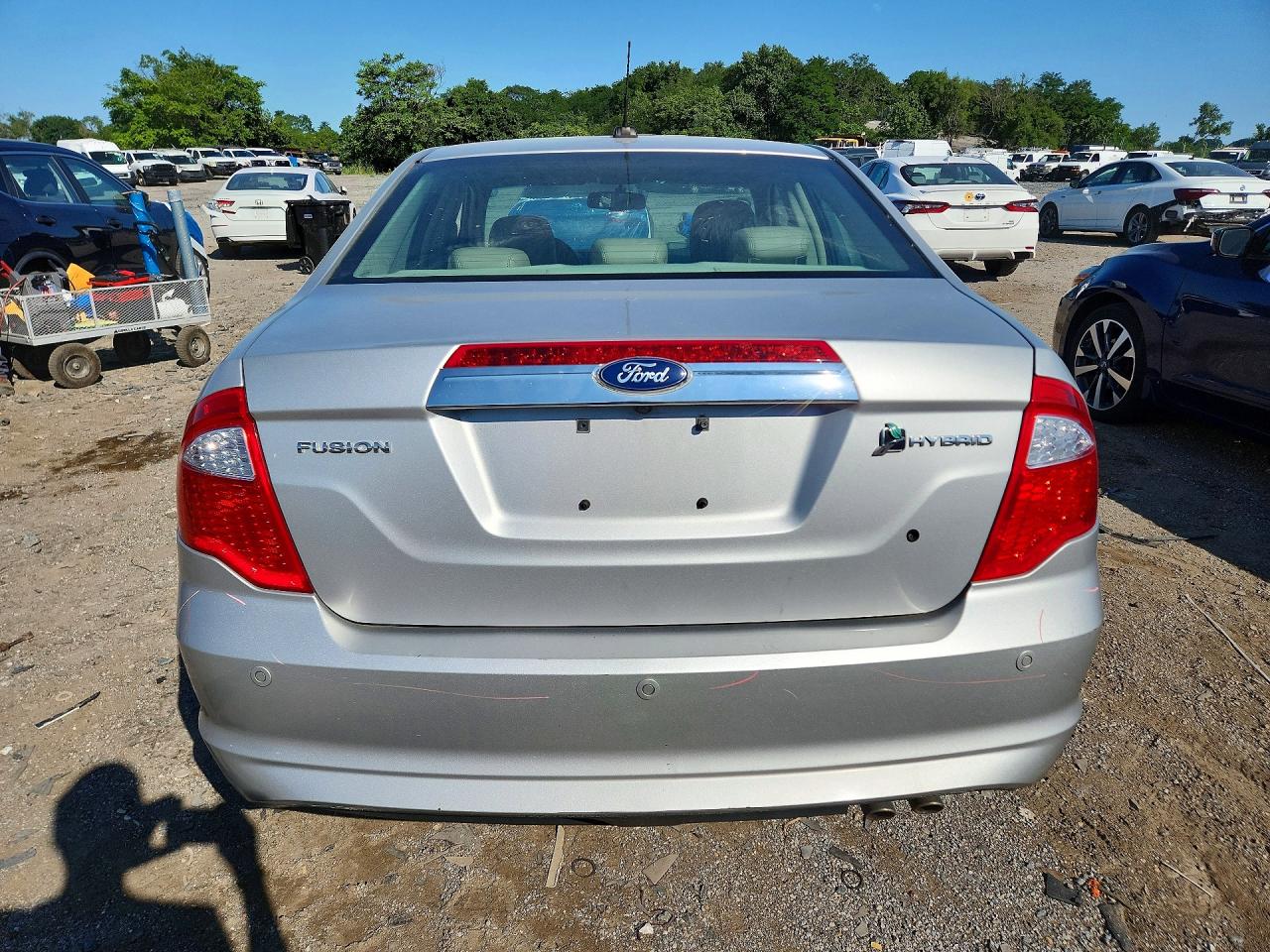 2010 Ford Fusion Hybrid Silver vin: 3FADP0L39AR316183