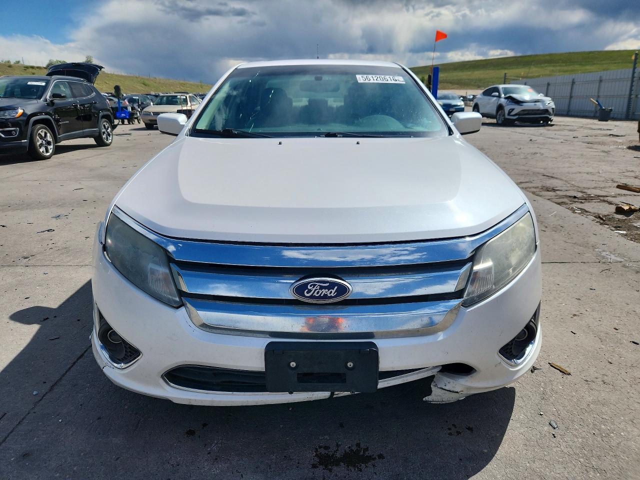 2010 Ford Fusion Hybrid White vin: 3FADP0L39AR335610