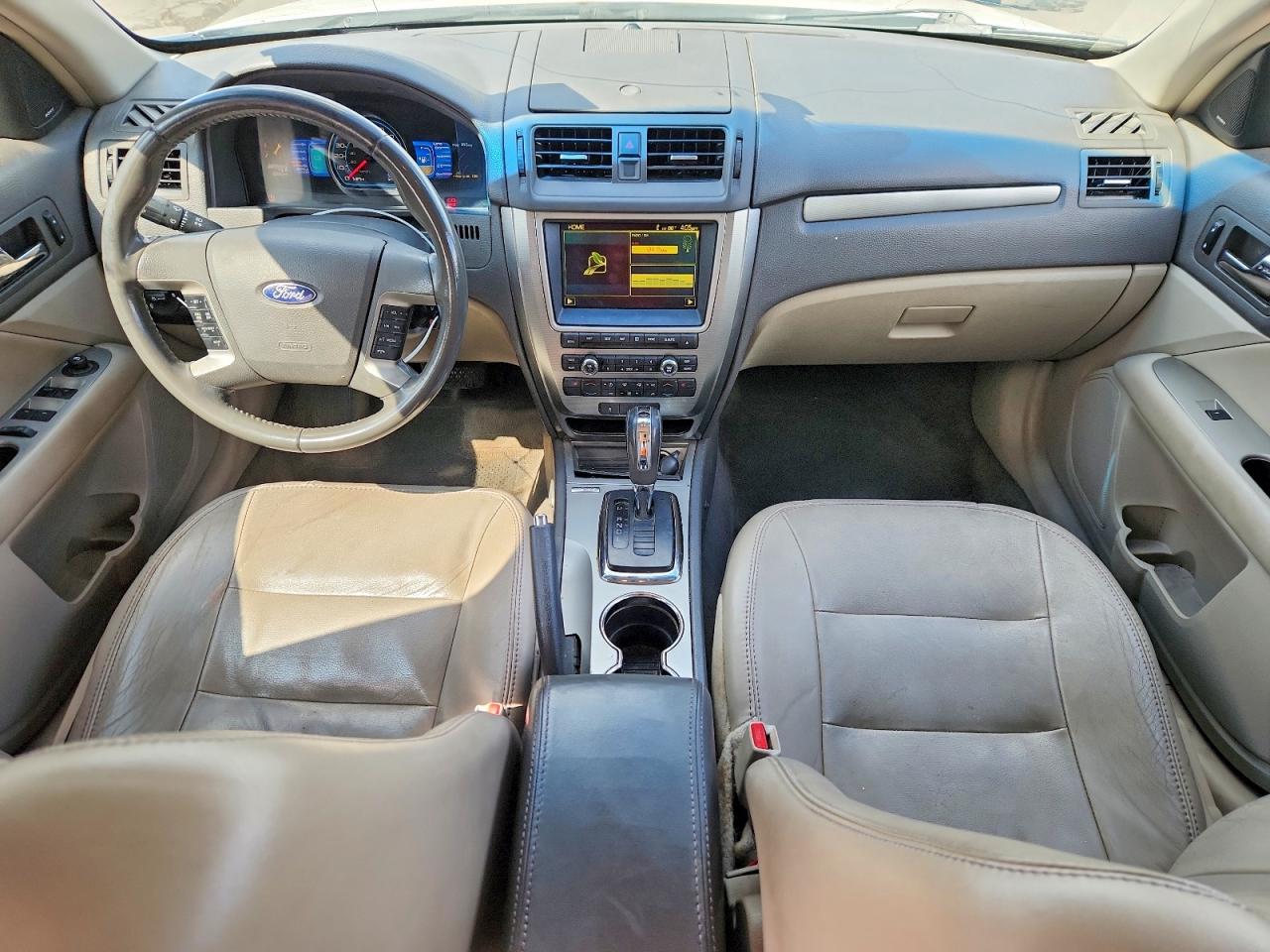 2010 Ford Fusion Hybrid White vin: 3FADP0L39AR335610
