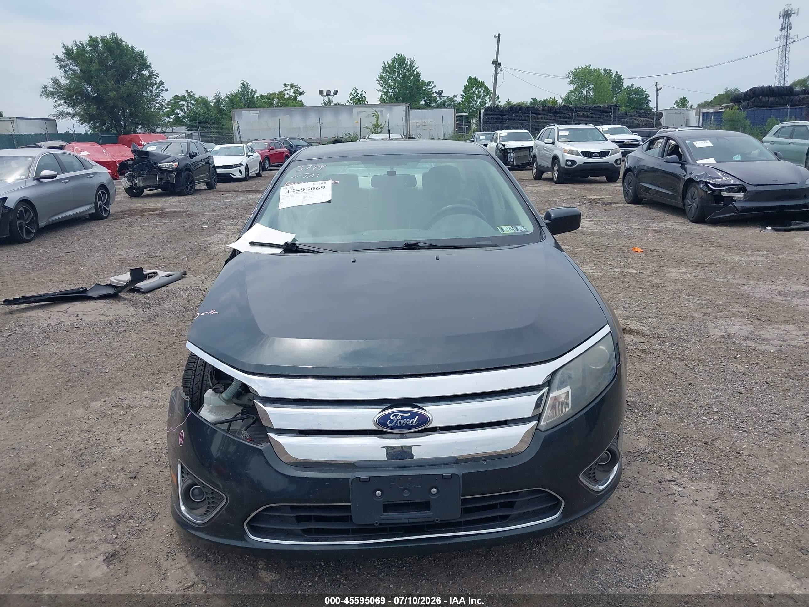 2010 Ford Fusion Hybrid Gray vin: 3FADP0L39AR384922