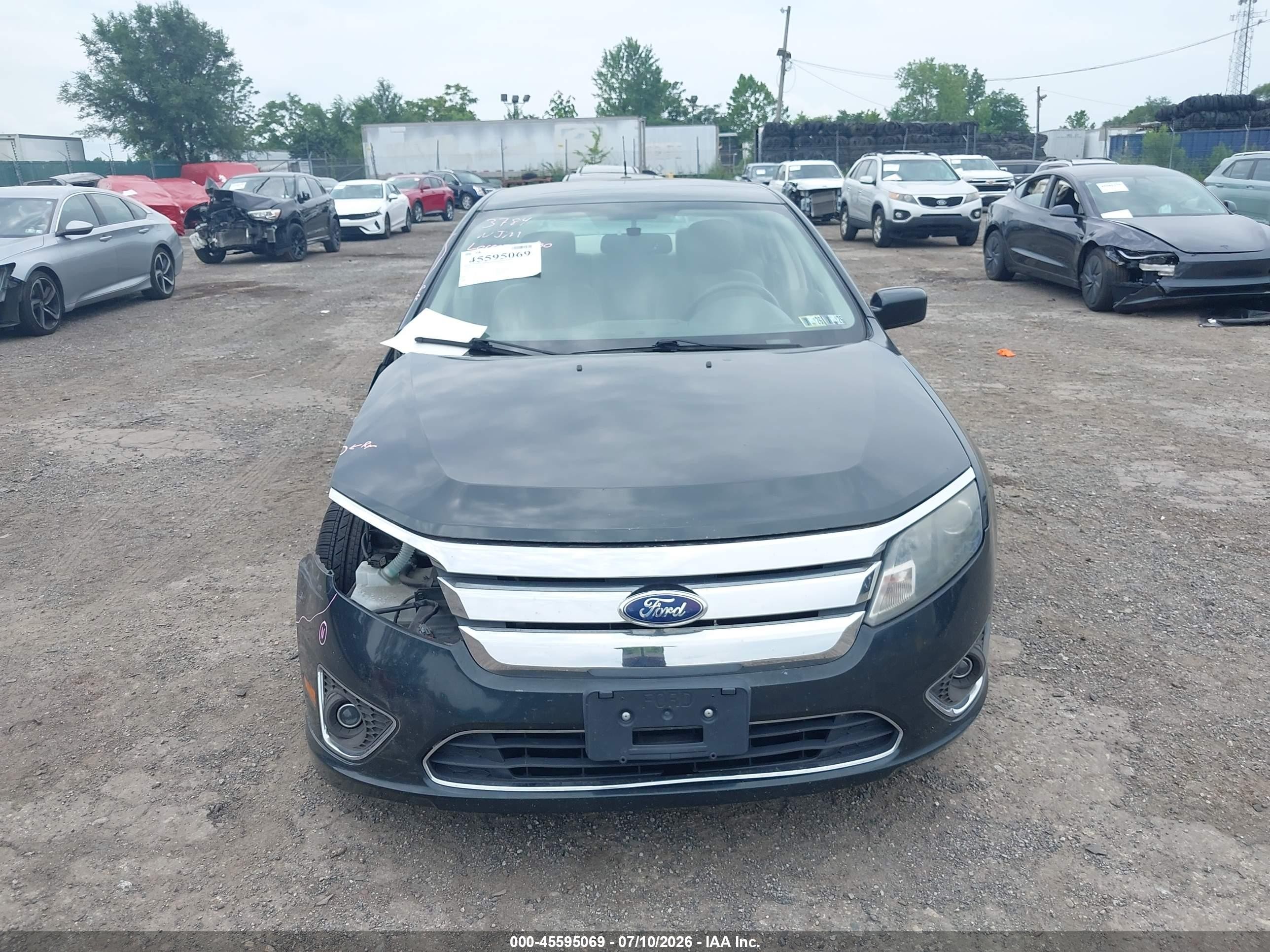 2010 Ford Fusion Hybrid Gray vin: 3FADP0L39AR384922