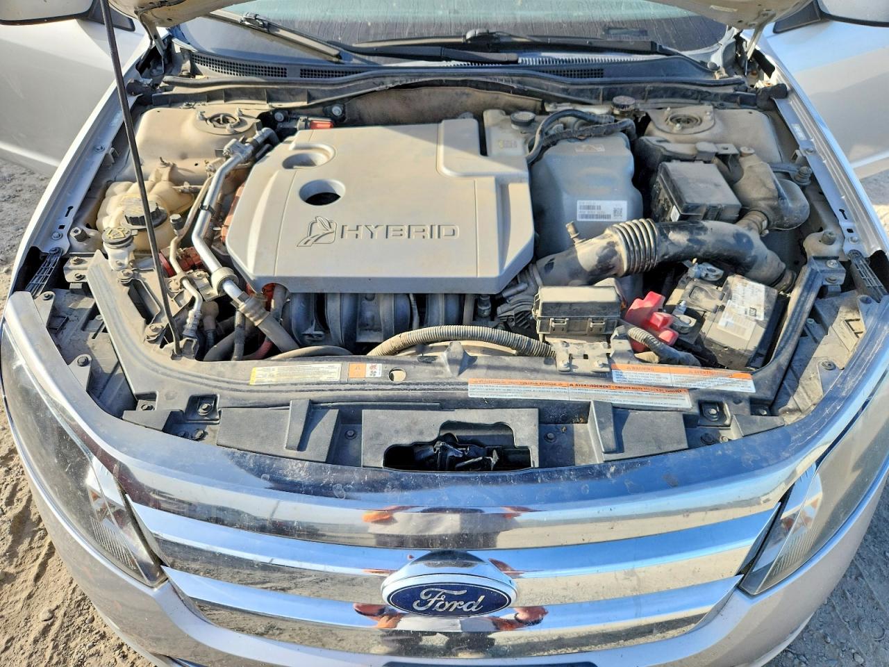 2010 Ford Fusion Hybrid Silver vin: 3FADP0L39AR418891