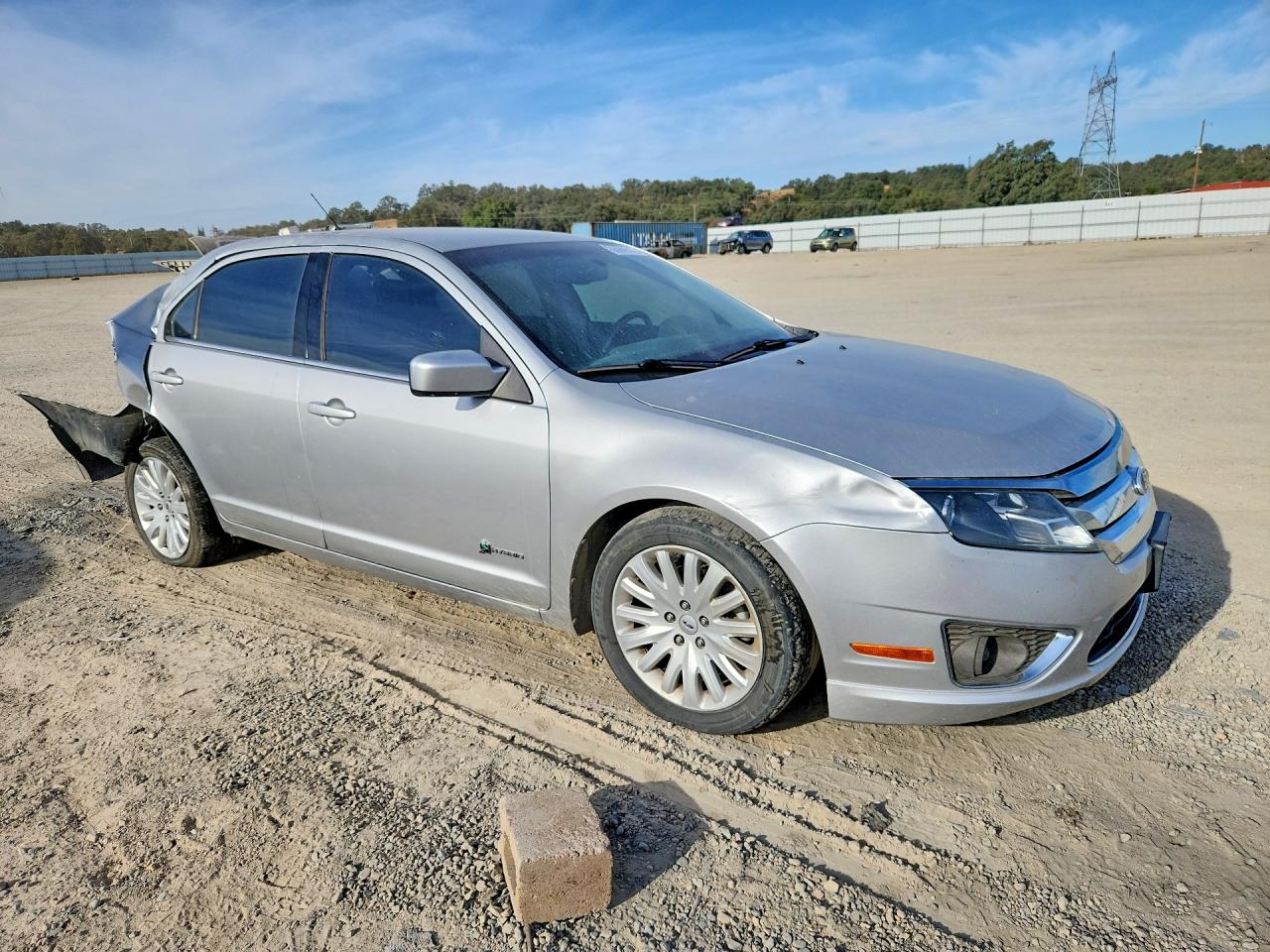 2010 Ford Fusion Hybrid Silver vin: 3FADP0L39AR418891