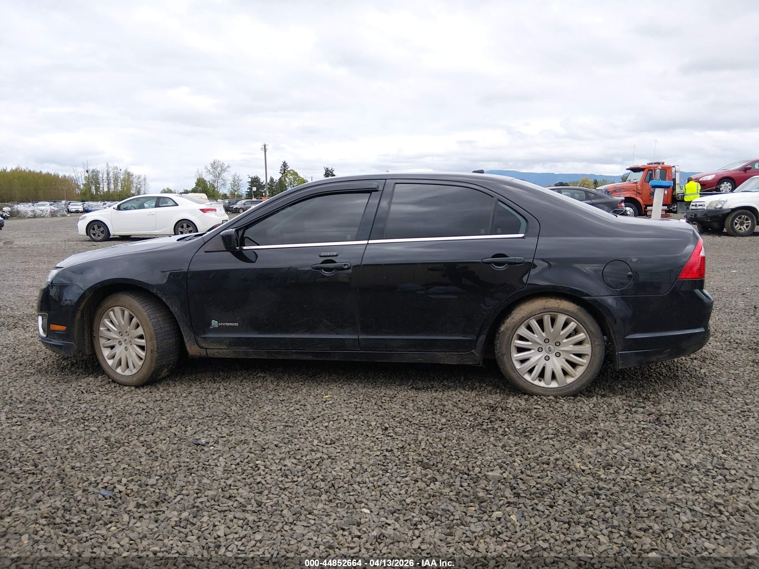 2011 Ford Fusion Hybrid   Black vin: 3FADP0L39BR103946
