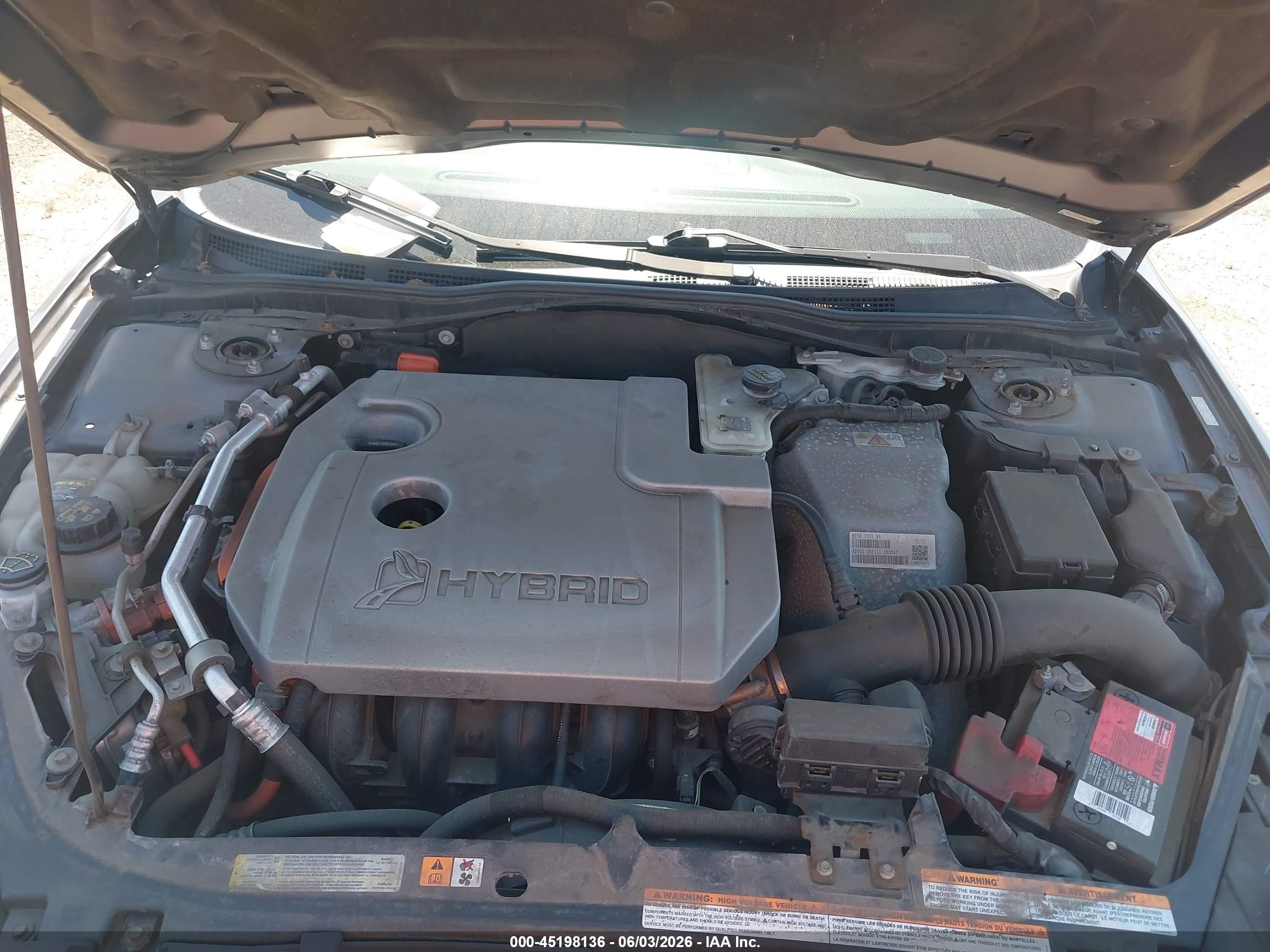 2011 Ford Fusion Hybrid   Gray vin: 3FADP0L39BR272249
