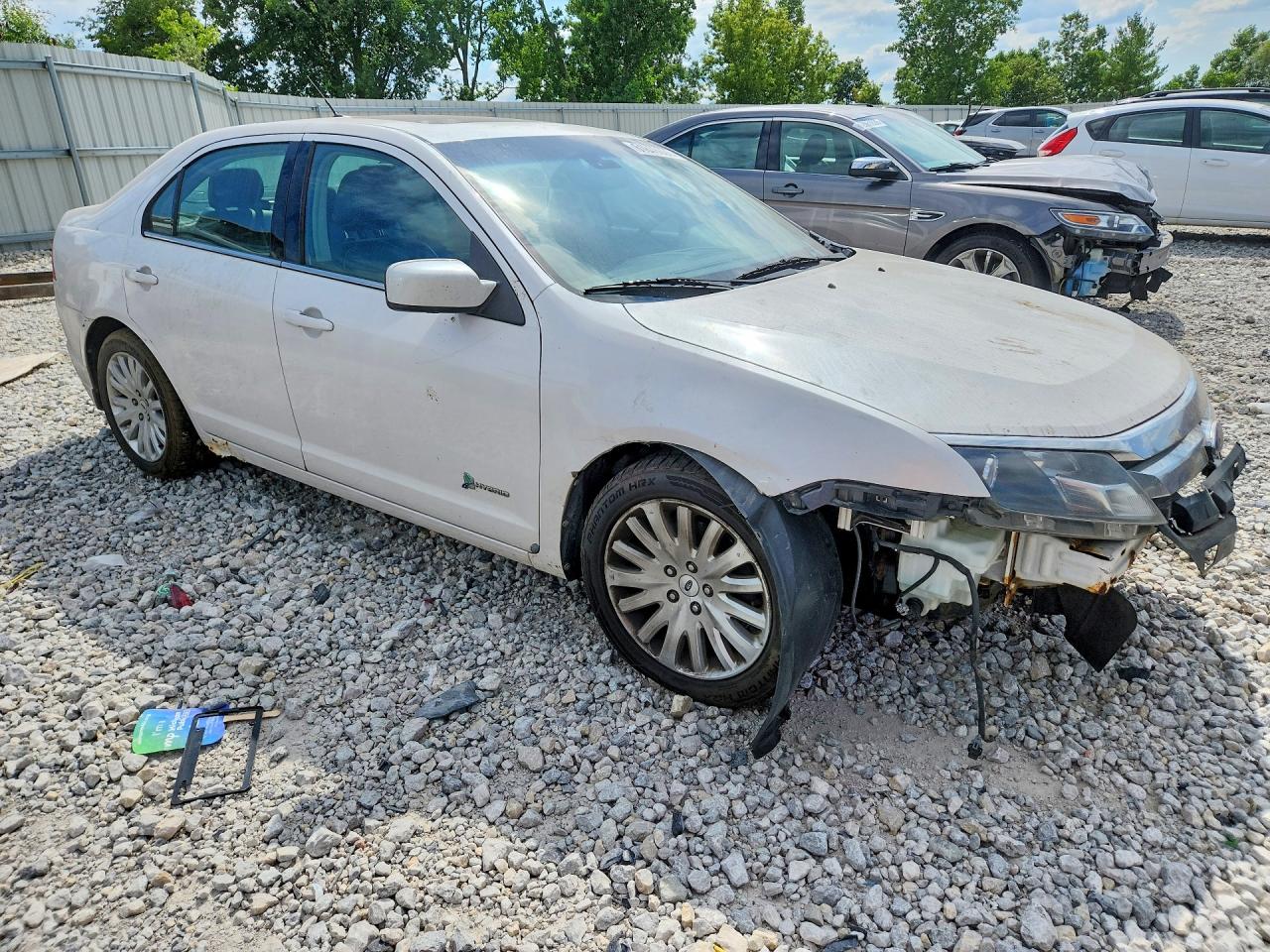 2011 Ford Fusion Hybrid Белый vin: 3FADP0L39BR285891