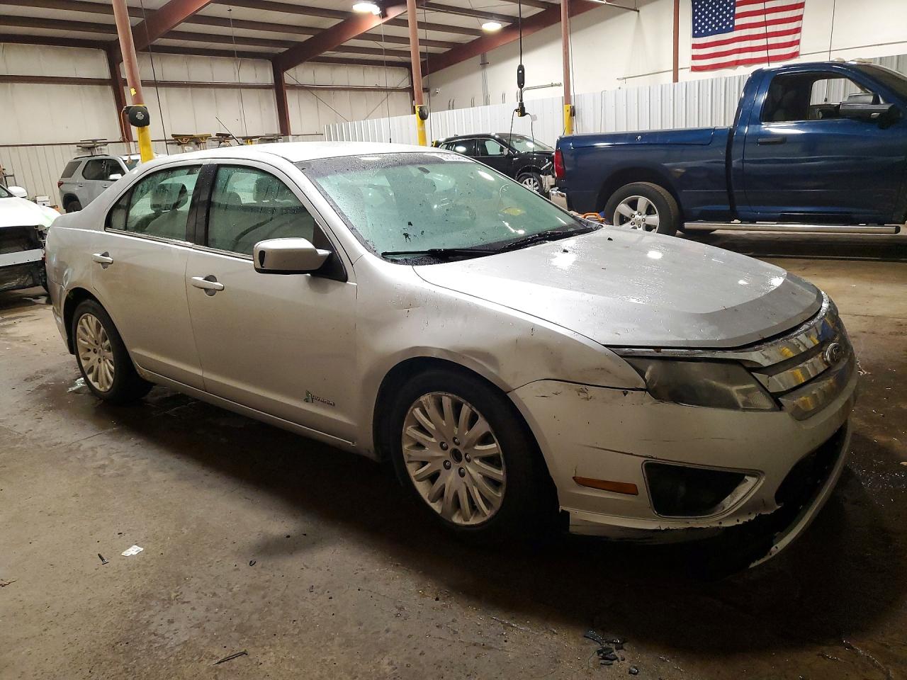 2012 Ford Fusion Hybrid Silver vin: 3FADP0L39CR167132