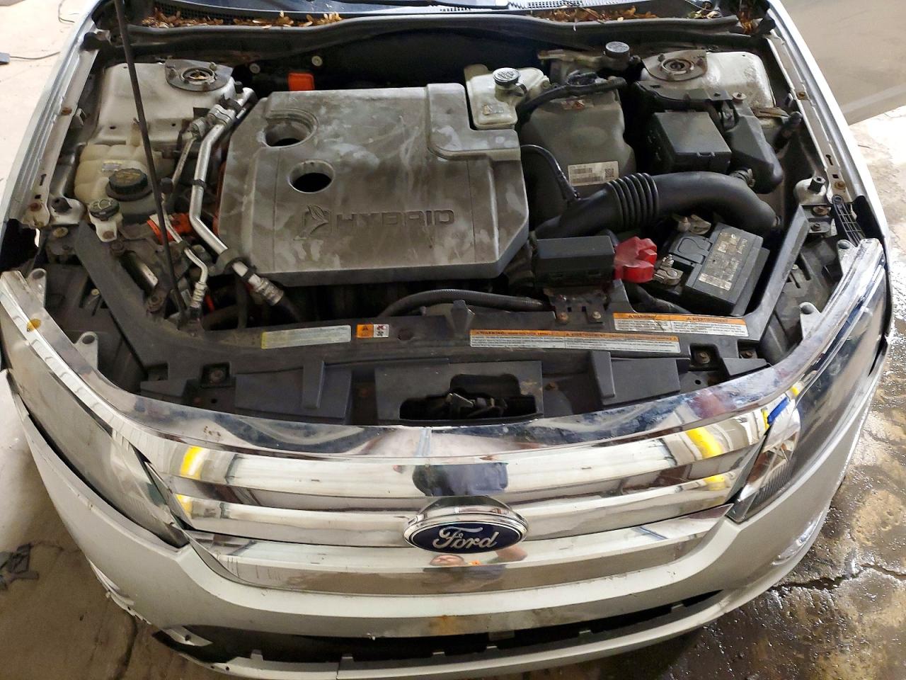 2012 Ford Fusion Hybrid Silver vin: 3FADP0L39CR167132