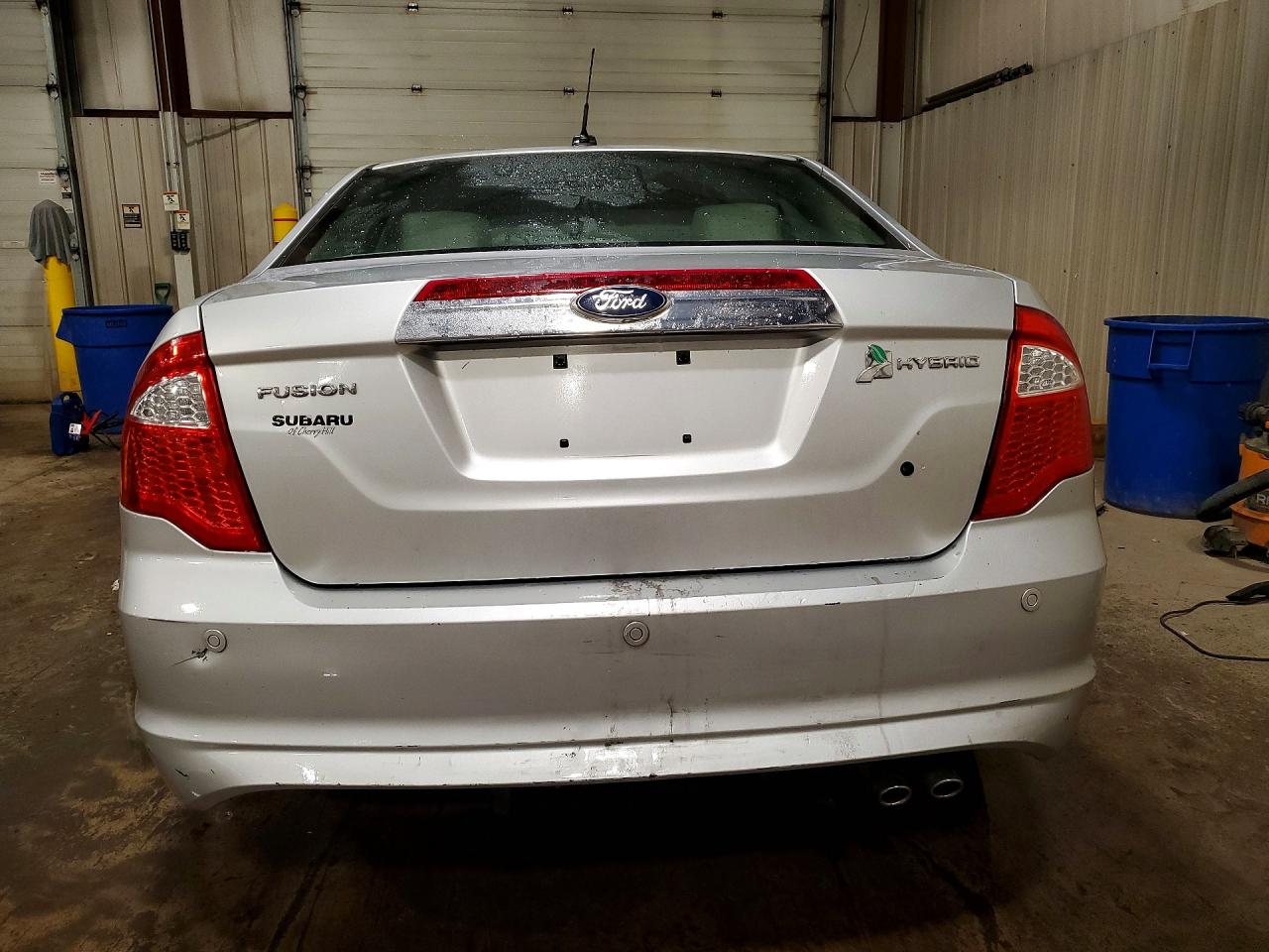 2012 Ford Fusion Hybrid Silver vin: 3FADP0L39CR167132